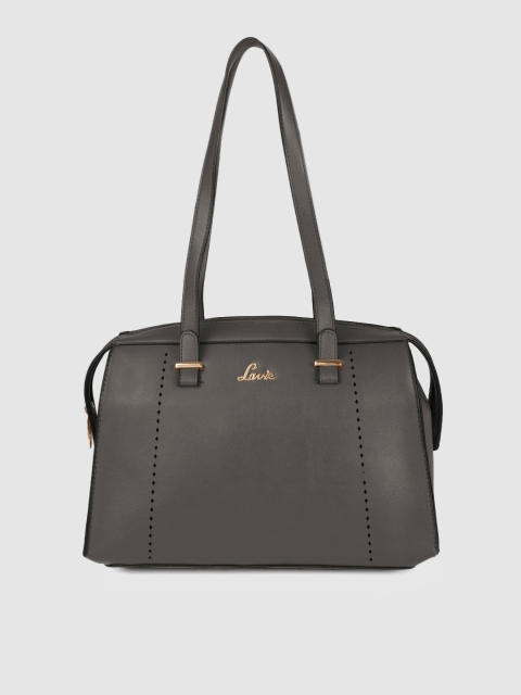 

Lavie Grey Solid Shoulder Bag