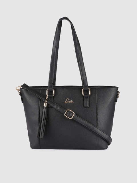 

Lavie Black Solid Shoulder Bag