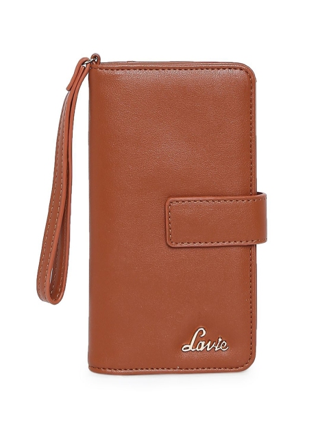

Lavie Women Brown Solid Two Fold Wallet