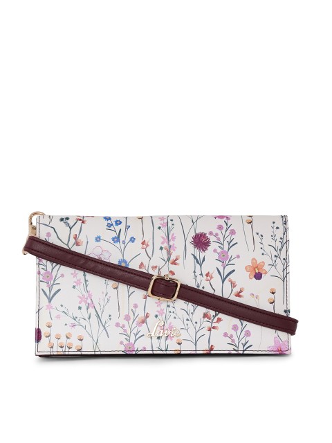 

Lavie Women Red & White Printed Two Fold Wallet