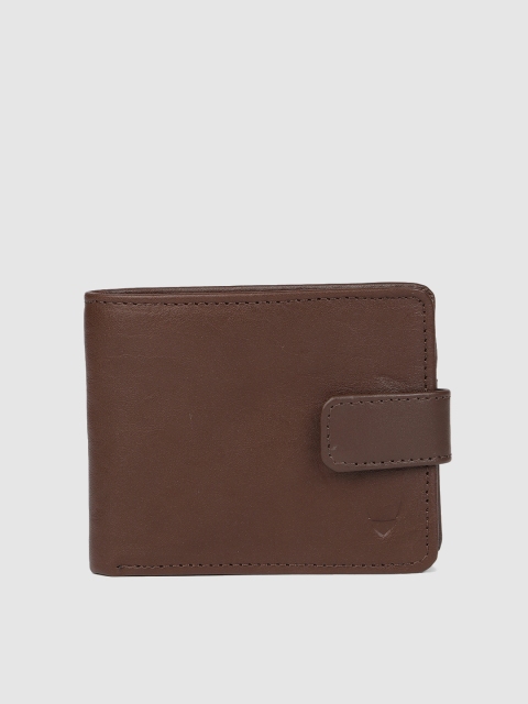

Hidesign Men Brown Solid Leather Two Fold Wallet