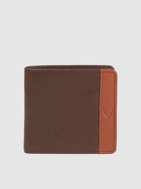 

Hidesign Men Brown Solid Leather Two Fold Wallet