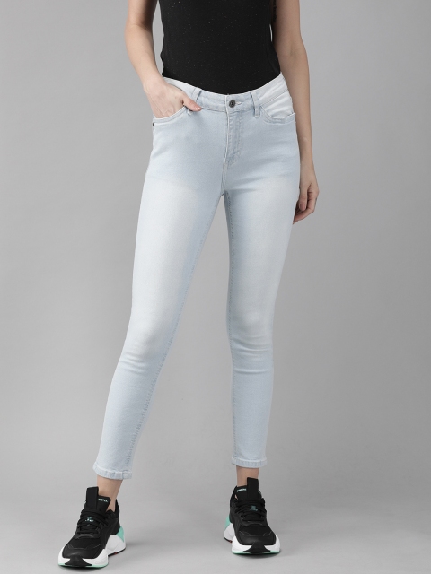 

Roadster Women Blue Skinny Fit Mid-Rise Clean Look Jeans