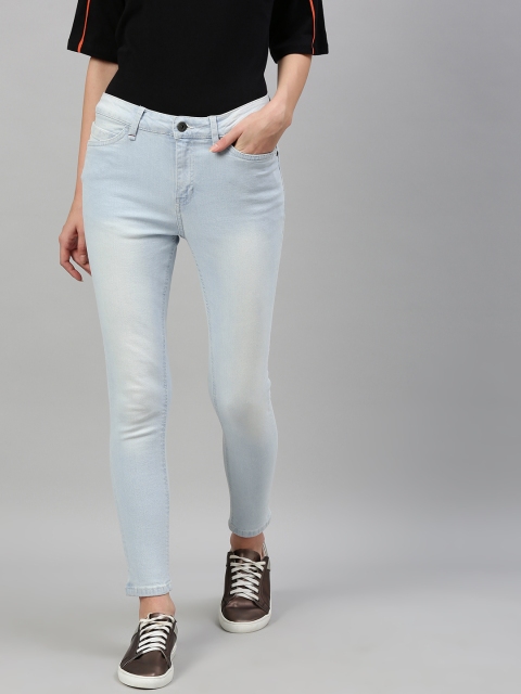 

Roadster Women Blue Skinny Fit Mid-Rise Clean Look Stretchable Jeans