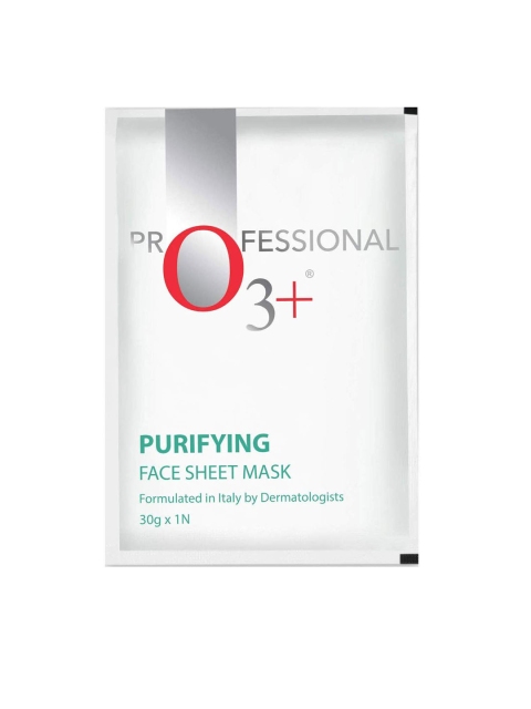 

O3 Unisex Purifying Face Sheet Mask 30 g, White