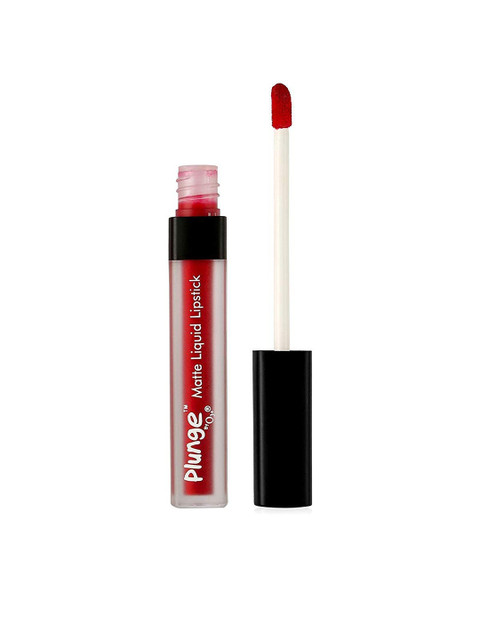 

O3 Plunge Matte Ruby Rouge Liquid Lipstick PLL 3, Red