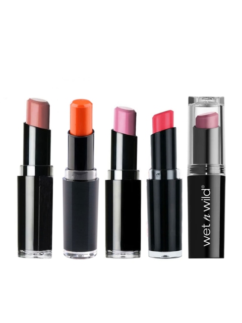 

Wet n Wild Sustainable Set of 5 Mega Last Lip Colors, Multi