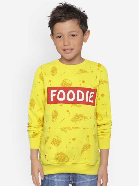 

Palm Tree Boys Yellow & Red Printed Sweatshirt
