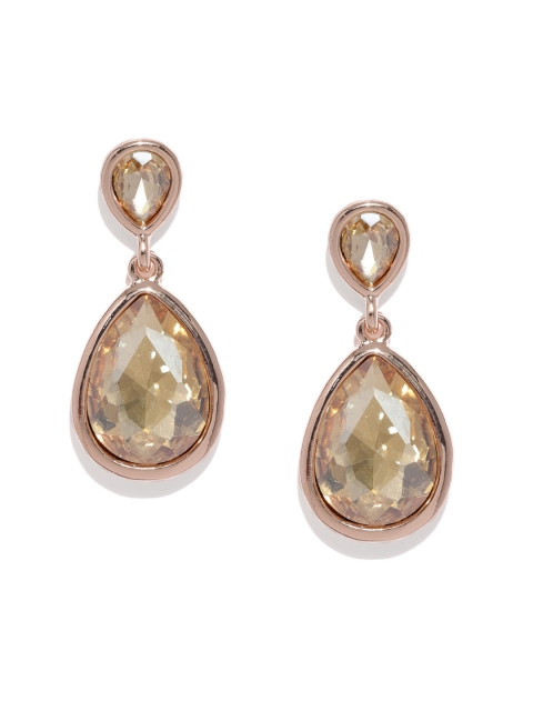 

Tipsyfly Yellow & Rose Gold Classic Drop Earrings