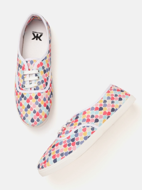 

Kook N Keech Women Multicoloured Printed Sneakers, Multi