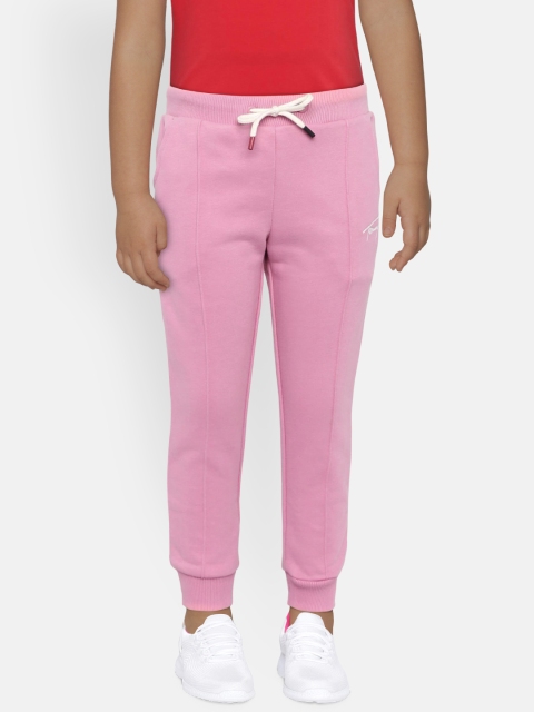 

Tommy Hilfiger Girls Pink Solid Joggers