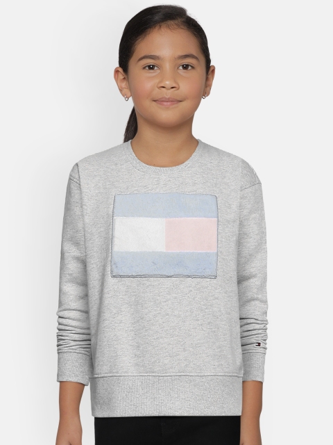 

Tommy Hilfiger Girls Grey Faux Fur Sweatshirt
