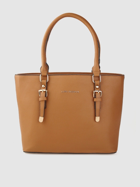 

Lino Perros Tan Brown Solid Shoulder Bag