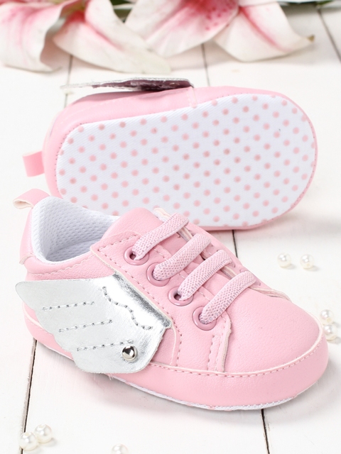 

Walktrendy Girls Pink Solid Booties