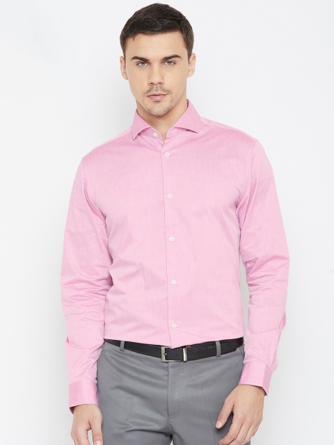 

SELECTED Men Pink Regular Fit Solid Formal Shirt