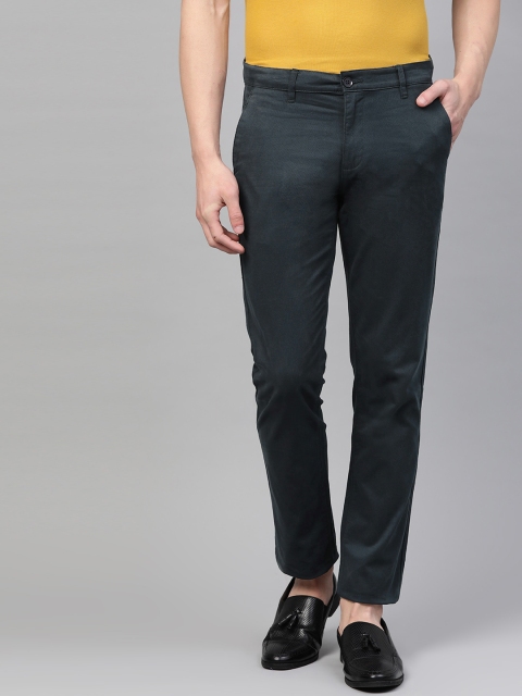 

Metronaut Men Navy Blue Regular Fit Solid Regular Trousers