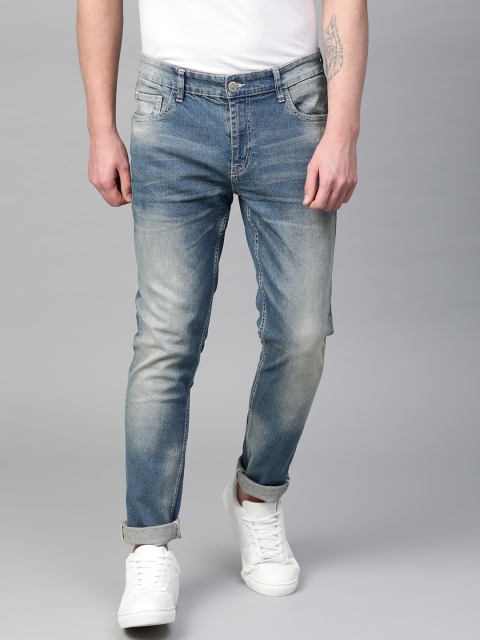 

Metronaut Men Blue Slim Fit Mid-Rise Clean Look Stretchable Jeans