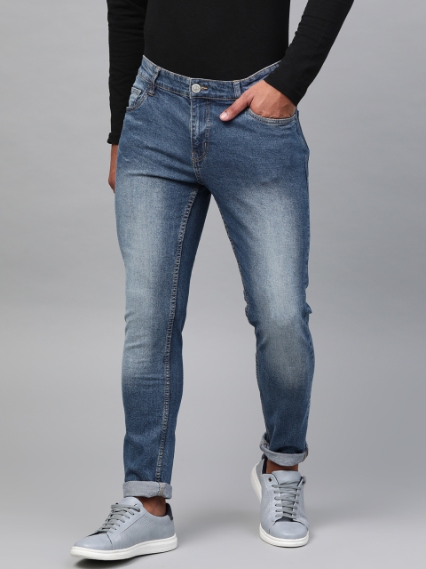 

Metronaut Men Blue Slim Fit Mid-Rise Clean Look Stretchable Jeans
