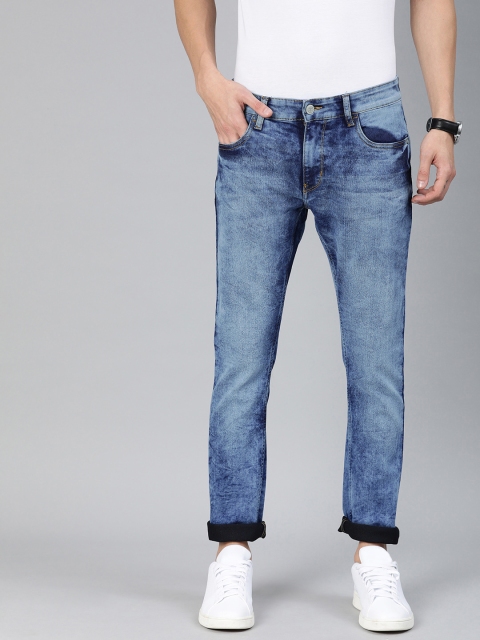 

Metronaut Men Blue Slim Fit Mid-Rise Clean Look Stretchable Jeans
