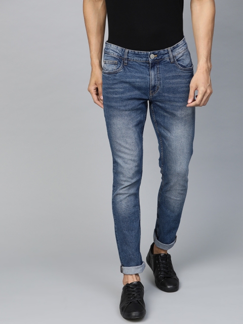 

Metronaut Men Blue Skinny Fit Mid-Rise Clean Look Jeans