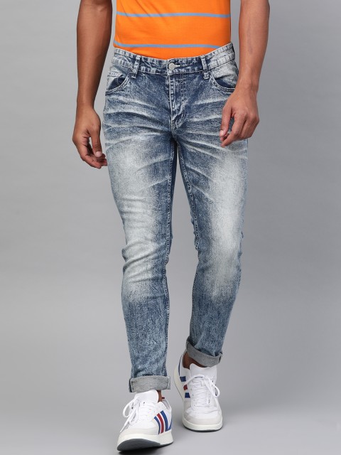

Metronaut Men Blue Slim Fit Mid-Rise Clean Look Stretchable Jeans