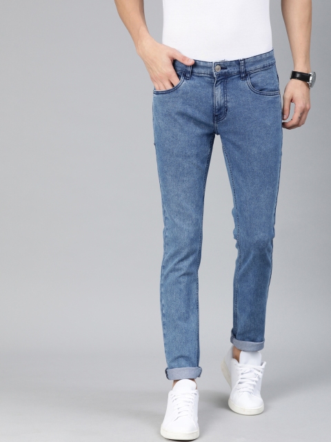 

Metronaut Men Blue Skinny Fit Mid-Rise Clean Look Stretchable Jeans