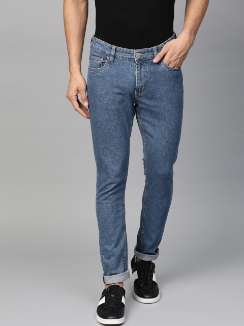 

Metronaut Men Blue Skinny Fit Mid-Rise Clean Look Stretchable Jeans
