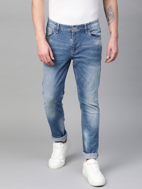 

Metronaut Men Blue Slim Fit Mid-Rise Clean Look Stretchable Jeans