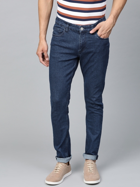 

Metronaut Men Navy Blue Skinny Fit Mid-Rise Clean Look Stretchable Jeans