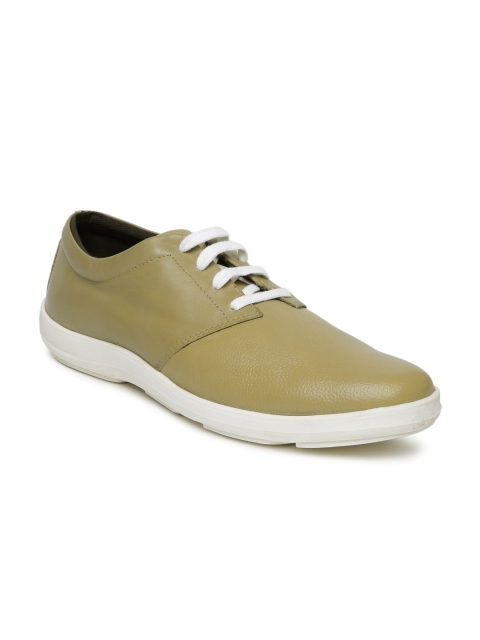 

Roadster Men Brown Leather Casual Shoes