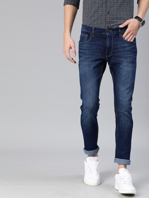 

Metronaut Men Blue Slim Fit Mid-Rise Clean Look Stretchable Jeans