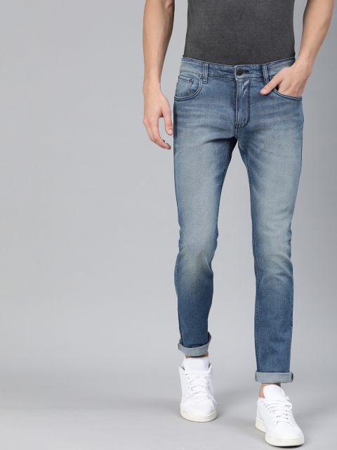 

Metronaut Men Blue Slim Fit Mid-Rise Clean Look Stretchable Jeans