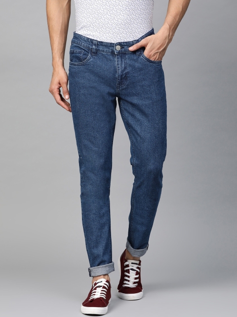 

Metronaut Men Navy Blue Skinny Fit Mid-Rise Clean Look Stretchable Jeans