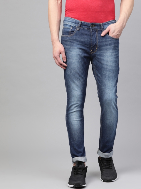

Metronaut Men Blue Skinny Fit Mid-Rise Clean Look Jeans