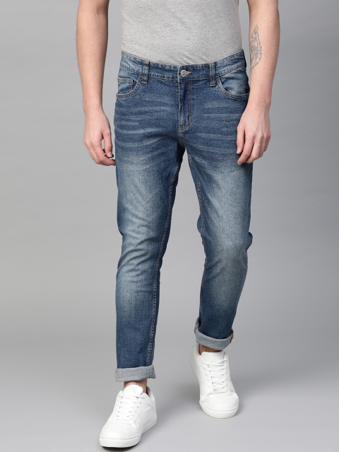 

Metronaut Men Blue Slim Fit Mid-Rise Clean Look Stretchable Jeans