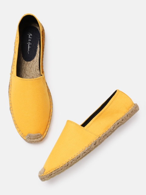 

Mast & Harbour Men Yellow Espadrilles