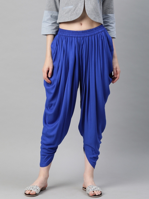

Alena Women Blue Solid Dhoti Pants