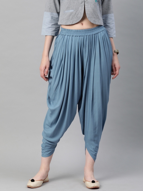 

Alena Women Blue Solid Dhoti Pants