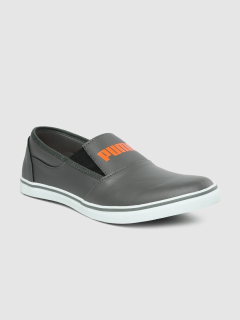 

Puma Men Grey Funk Slip-On Sneakers