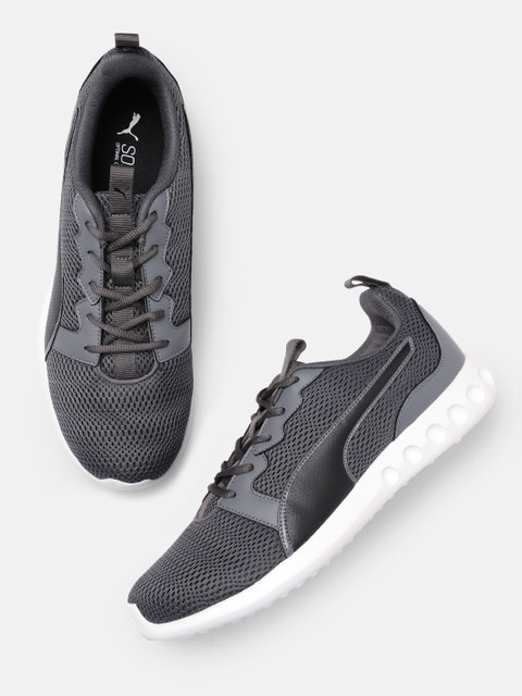 

Puma Unisex Grey Textile Concave Pro X CASTLEROCK SoftFoam Running Non-Marking Shoes