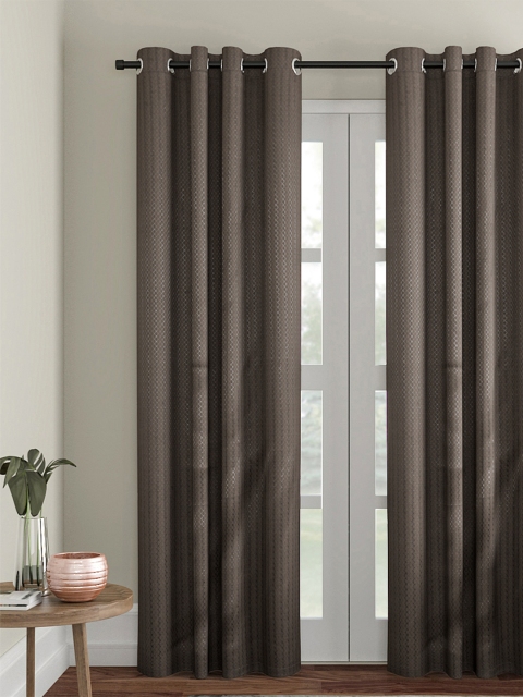 

Soumya Grey Printed Single Door Curtain