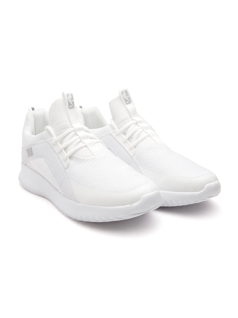 

NBA Men White Solid Sneakers