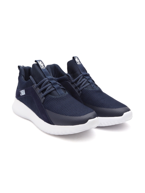 

NBA Men Navy Blue Solid Sneakers