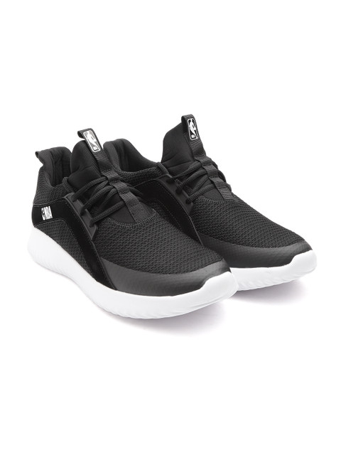 

NBA Men Black Solid Sneakers