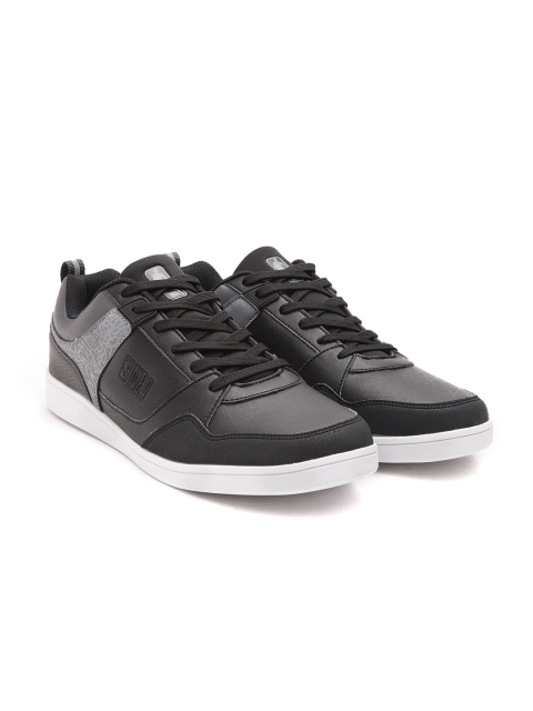 

NBA Men Black Solid Sneakers