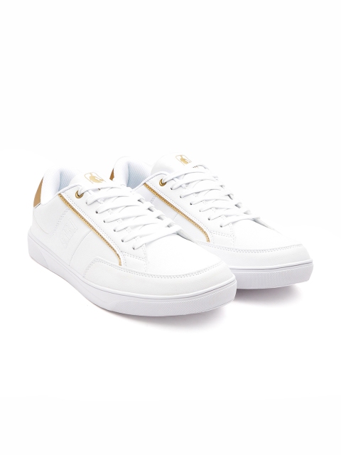 

NBA Men White Solid Sneakers