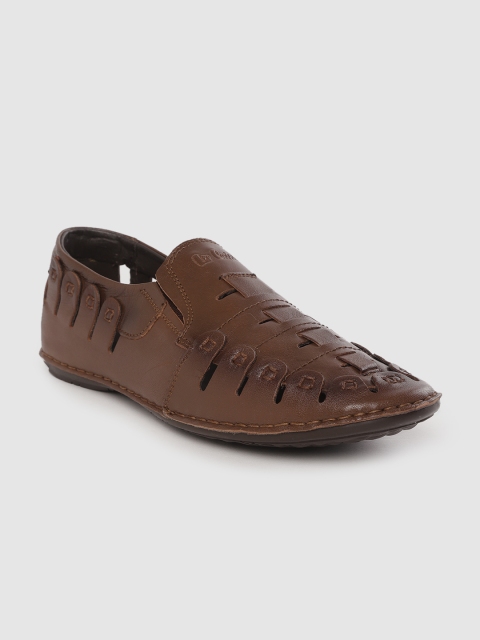 

Lee Cooper Men Brown Solid Shoes-Style Sandals