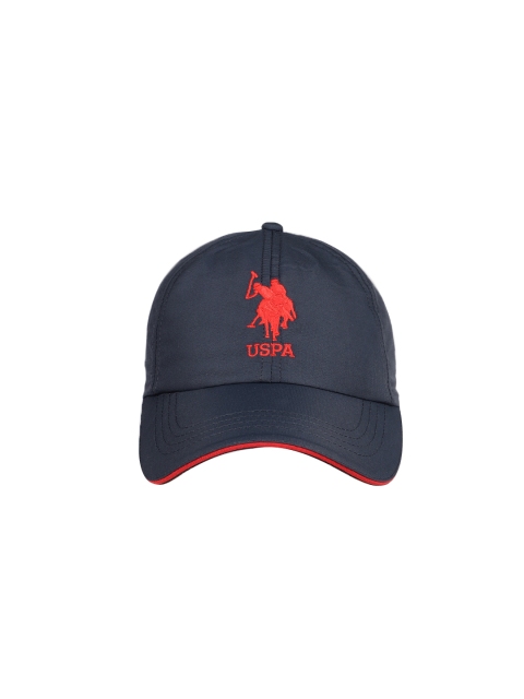 

U.S. Polo Assn. Men Navy Blue Solid Baseball Cap