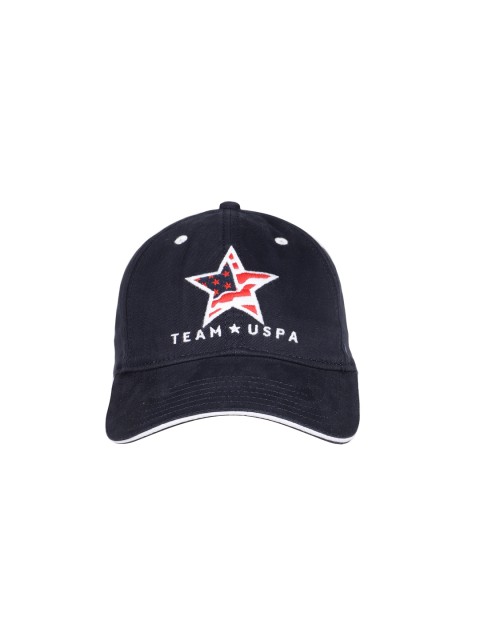 

U.S. Polo Assn. Men Navy Blue Solid Baseball Cap
