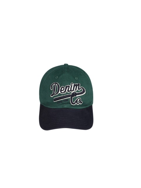 

U.S. Polo Assn. Men Green & Navy Blue Embroidered Baseball Cap